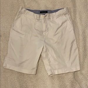 White Tommy Hilfiger shorts.